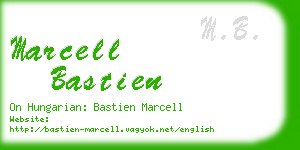 marcell bastien business card